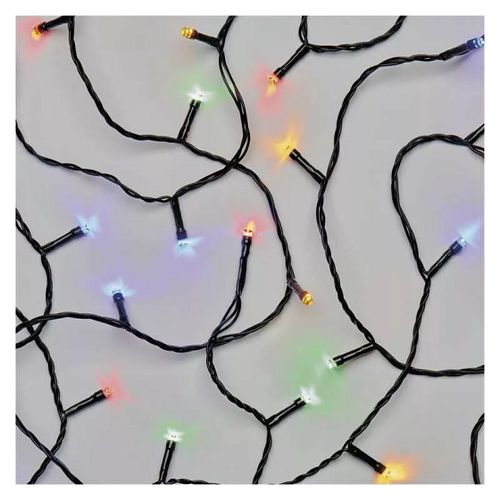 LED garland, 30Vdc, 10m, 100 x LED, multicolor, connectable, without power supply, EMOS D1AM03