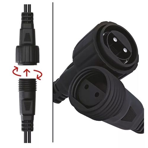 LED garland's extension cord, 10m, EMOS D1ZB01 8592920094433