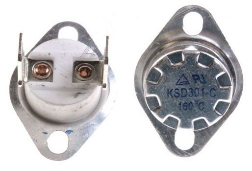 Temperature switch NC160°C disconnectable, recessed, with clamp for mounting W1-15275/MIE 4772081009482