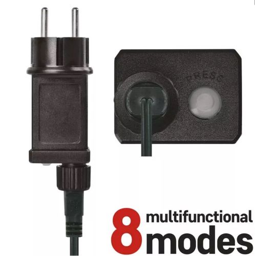 LED garland 230Vac, 24m 240 x LED, multicolor, with controller, EMOS D4AM10 8592920100165