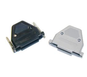 Enclosure:for D-Sub connectors;straight;UNC4-40;grey DB/CX-37-H
