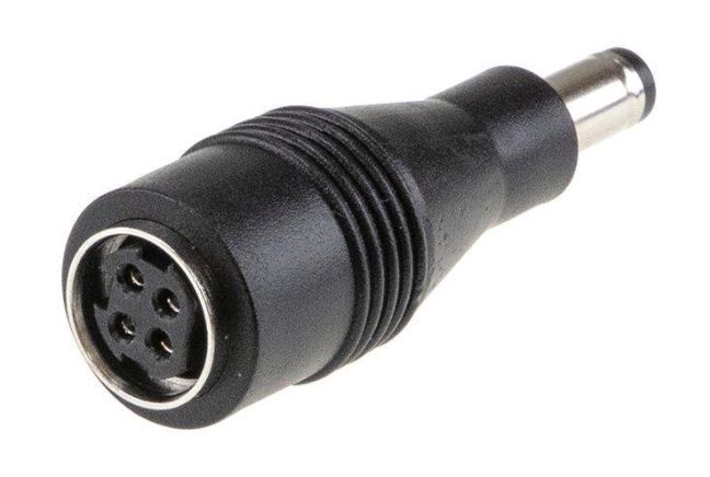 Changeable DC Plug from 4pin to 2.5x 5.5x11mm DC PLUG-R7BF-P1M