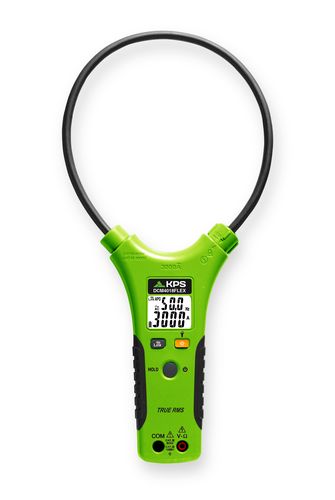 Flexible AC Clamp Meter, ?7.5cm/45cm, TRMS, 3000A AC, 1000V AC, 10000 LCD, backlight, KPS DCM4018FLEX 8435394787275