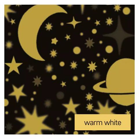 LED decorative projector "SPACE", 3xAA, warm white, EMOS DCPW05 8592920099582