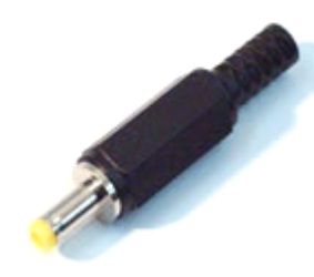 Power plug DC 1.7/4.0 mm, cable mount, soldered DC/CX-1.7/4.0-M
