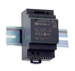 60W DC/DC converter 9-36V:24V 2.5A, on the DIN, MEAN WELL DDR-60G-24