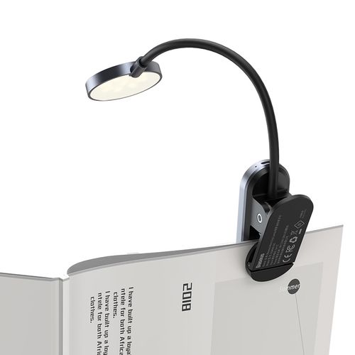 Mini LED Reading Lamp with Clip 3W 4000K, Gray DGRAD-0G 6953156223523