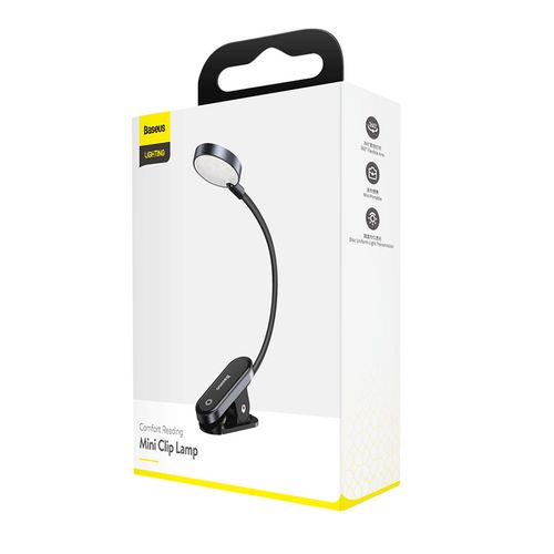 Mini LED Reading Lamp with Clip 3W 4000K, Gray DGRAD-0G 6953156223523