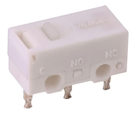 Snap switch; ON-(ON) nonfixed; 3pins; 1A/125V, SPDT 12.8x6.5x5.8mm, soldered connectors, without lever HIGHLY DH-050P