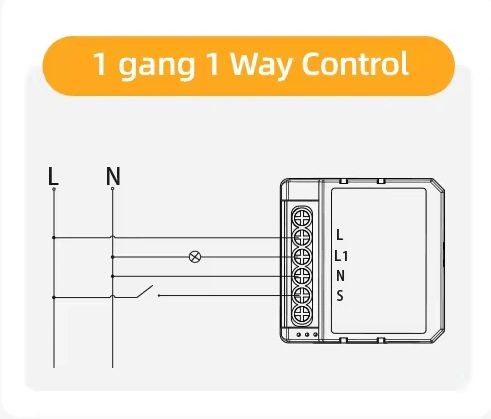 Smart Wi-Fi dimmer, TRIAC 230Vac, 150W, works with regular switch, TUYA / Smart Life DMS16-Y1 6976037361244