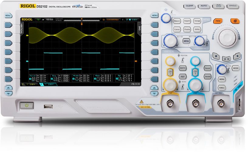 DS2102, 100 MHz, 2 Channel Digital Oscilloscope, RIGOL DS2102A