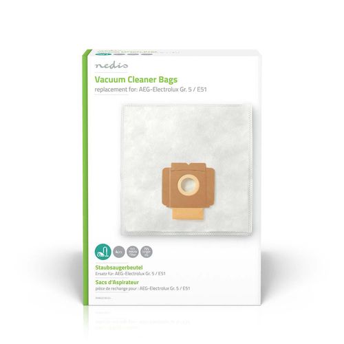 Vacuum Cleaner Bag | 4 pcs | Synthetic | Most sold for: Electrolux | White DUBG223ELE4 5412810285341