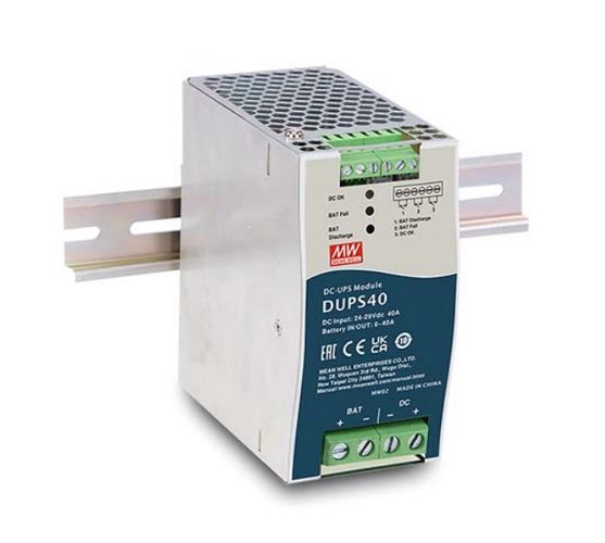 24V/40A DIN Rail Type Uninterruptible DC-UPS Module DUPS40