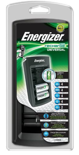 Charger Ni-Mh 2/4 AAA/AA/C/D; 1/2 6F22 Energizer CHFC3-EU 7638900423716