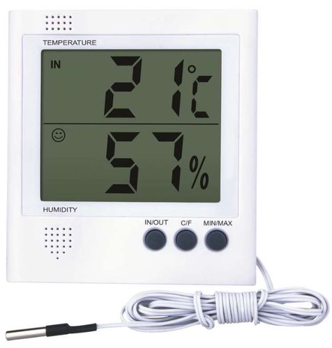 Digital Thermometer - Hygrometer with Probe E8471 8592920010983