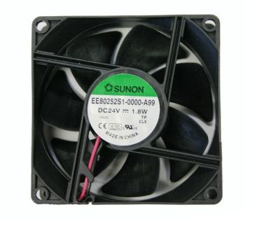 Fan 80x80x25mm 24Vdc 1.8W, 69.6m³/h 33dBA slide bearing  SUNON RoHS EE80252S1-A99