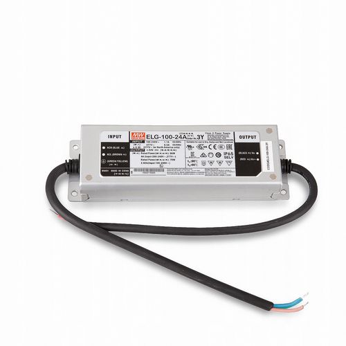 Single output LED power supply 24V 4A, adjusted, PFC, IP65, MEAN WELL ELG-100-24A-3Y
