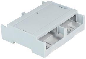 DIN RAIL BOX, SOLID TOP, LOW, OPEN SIDE CDIB/6ST/L2