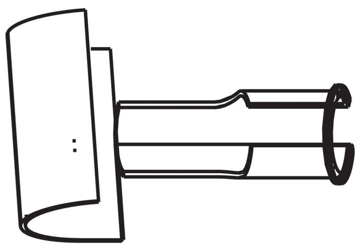 Deflector for hot gas nozzle, ERSA ER0G072RE 4003008062977