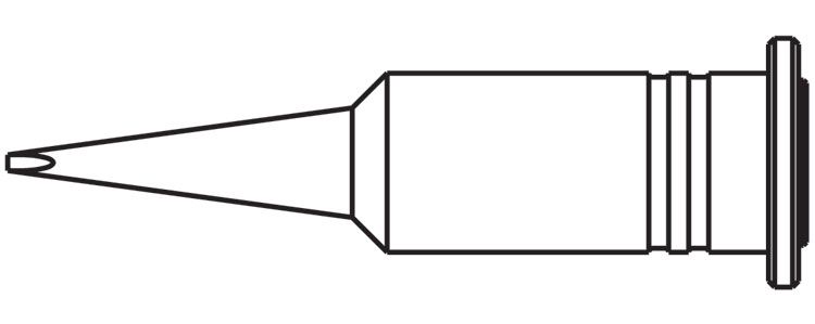 Soldering tip for INDEPENDENT 130 (0G130KN), 1.0mm/0.039in, ERSA ER0G132CN