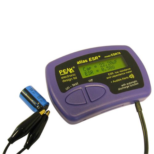 ESR / Low resistance and capacitance meter ESR70