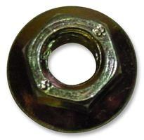 FLANGE NUT, SERRATED, M6, PK50 FLANGE NUTS M6  SERR