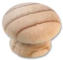 ROUND PINE CABINET KNOBS 35MM DIA (PK5) D01216