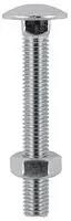 CARRIAGE BOLT & NUT SS - M12 X 100 (2PK) 12100CBSSP