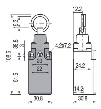 Position switch for rope actuation FR 576, Pizzato FR-576 8018851082238