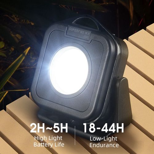 Portable camping light, rechargable USB-C, 500lm, CCT 2700K 7000K SUPERFIRE-FS42 6977502514806