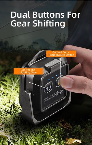 Portable camping light, rechargable USB-C, 500lm, CCT 2700K 7000K SUPERFIRE-FS42 6977502514806