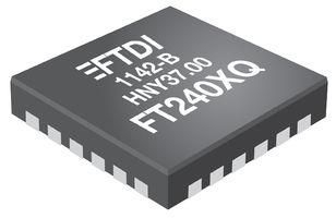 I/F, USB2.0 FS TO 8BIT FIFO, 24QFN FT240XQ-T