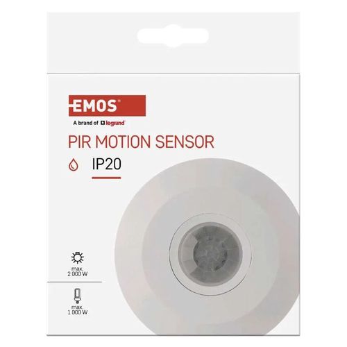 PIR motion sensor IP20 2000W white G1150 8592920025147