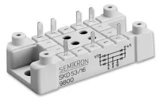 BRIDGE RECTIFIER, 3 PH, 83A, 1600V SKD 83/16