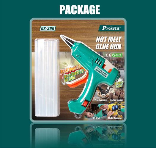 Hot Glue Gun 20W for Ø7-7.5mm sticks GK-360F Pro'sKit GK-360F 4711552164954
