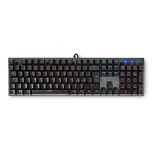 Wired Gaming Keyboard | USB Type-A | Mechanical Keys | LED | QWERTY | ND Layout | USB Powered | Power cable length: 1.50 m | Gaming GKBDM110BKND 5412810415588