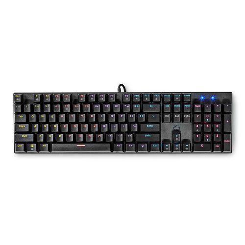 Wired Gaming Keyboard | USB Type-A | Mechanical Keys | LED | QWERTY | US Layout | USB Powered | Power cable length: 1.50 m | Gaming GKBDM110BKUS 5412810415571