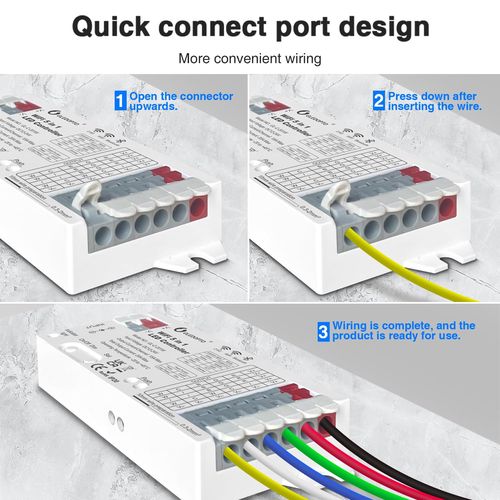 LED valdiklis Wi-Fi + RF, 12-24Vdc, 15A/CH, 20A MAX, RGB, RGBW, RGB+CCT, CCT, DIM, PUSH-DIM GL-C-201W 6978699220129