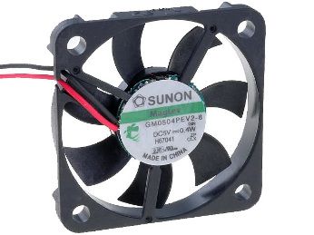 Fan 40x40x6mm 5Vdc 0.4W 9.3m³/h  26dBA vapo SUNON RoHS GM0504PEV2-8