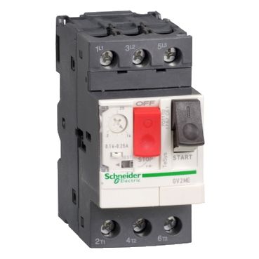 TeSys GV2-Circuit breaker-thermal-magnetic- 0.63...1 A, 13A GV2ME05 3389110343038