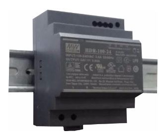 100W single output DIN rail power supply 24V 4.2A, MEAN WELL HDR-100-24N