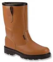 RIGGER BOOTS, TAN, SIZE 8 SS403SM 8