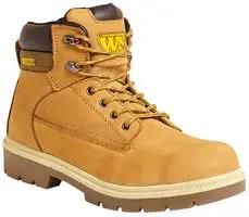 SAFETY BOOT, 6", HONEY NUBUCK, SIZE 5 SS613SM 5