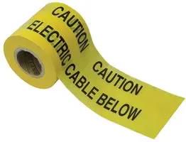 WARNING TAPE  "ELECTRIC CABLE BELOW" 0026150365YED