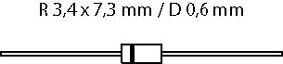 Zener diode 1.3W 51V DO41 1.3W 51V