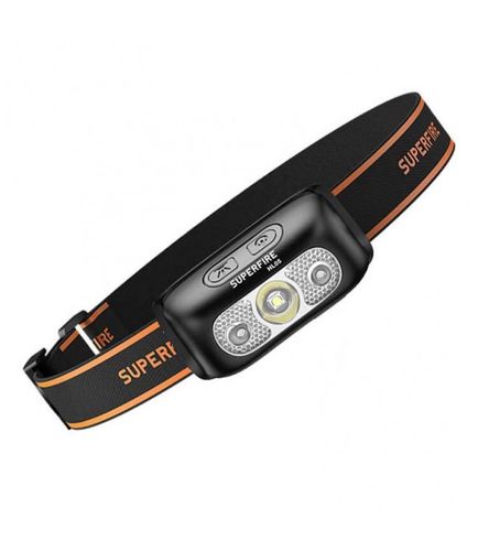 Headlamp, rechargable micro USB, 800mA, Hand wave ON/OFF, 2W, 120lm SUPERFIRE-HL05-E 6974760350429