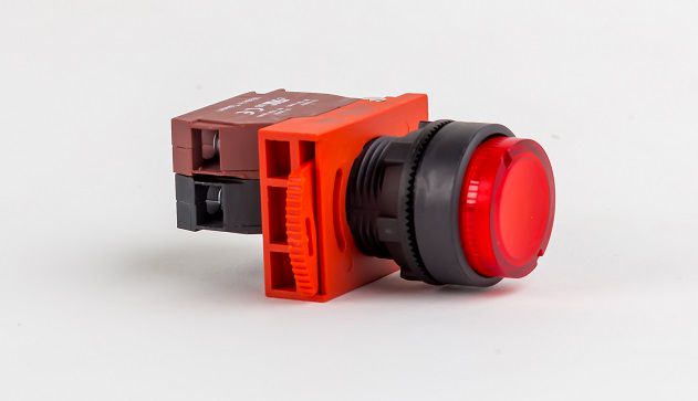 Push-button NC red ON-(OFF) Highly HLB22-E01RI