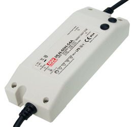 Single output LED power supply 24V 2.5A with PFC, MEAN WELL HLN-60H-24A