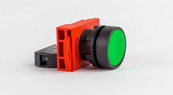 Push-button NO green ON-OFF Highly HPB22-L10G