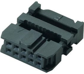 Plug;IDC;female;PIN:10;IDC,for ribbon cable;1.27mm ID/CX-F-10